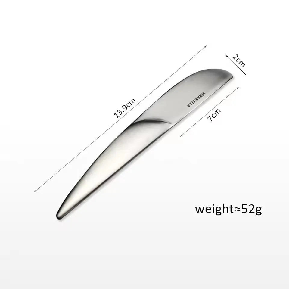 Stainless Steel Butter Knife Holes Cheese Dessert Knife Jam Knife Cutlery Toast Wipe Cream Bread Cheese Cutter Kitchen Tools